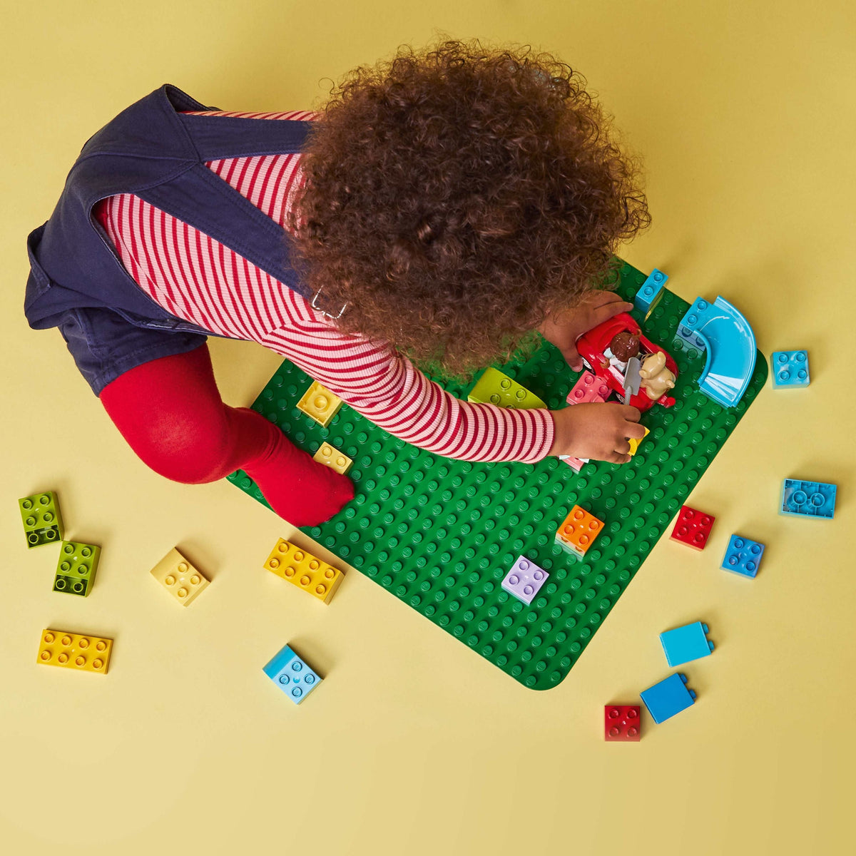 Duplo Green Building Plate Set