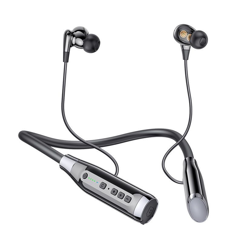 Hanging Neck 5.0 Bluetooth Sports Headphones Wireless Neckband Headphones