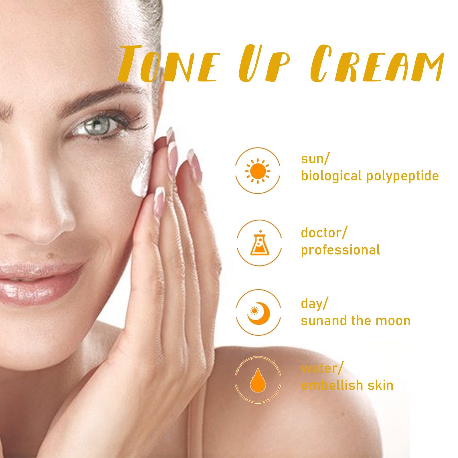 Brightening Cream for Glowing Skin, Improve Blemishes, Hydrating, Non-Greasy, Instant Radiance ,50g