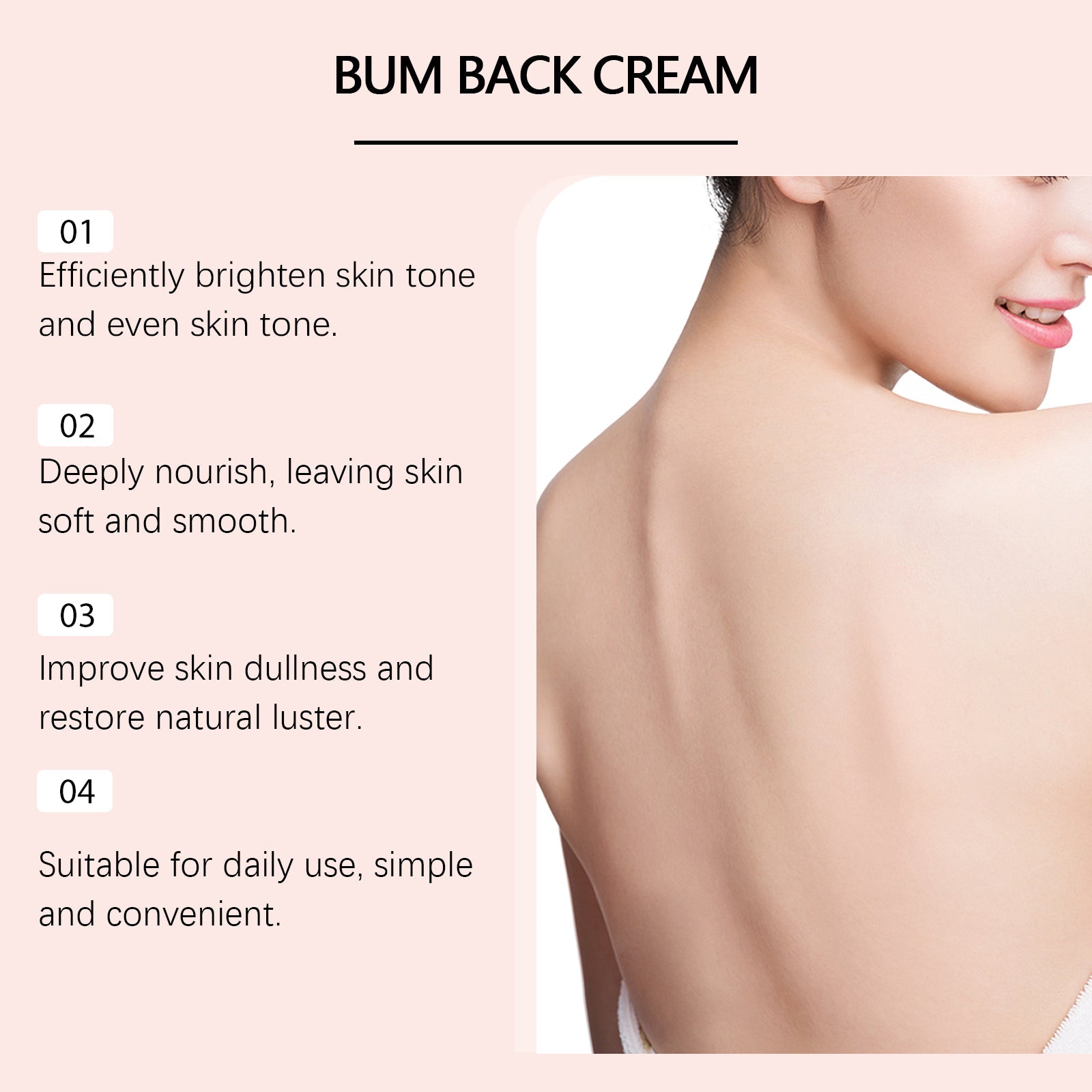 Body Cream Moisturizes Skin, Brightens, Exfoliates, Hydrates, Softens ,120g