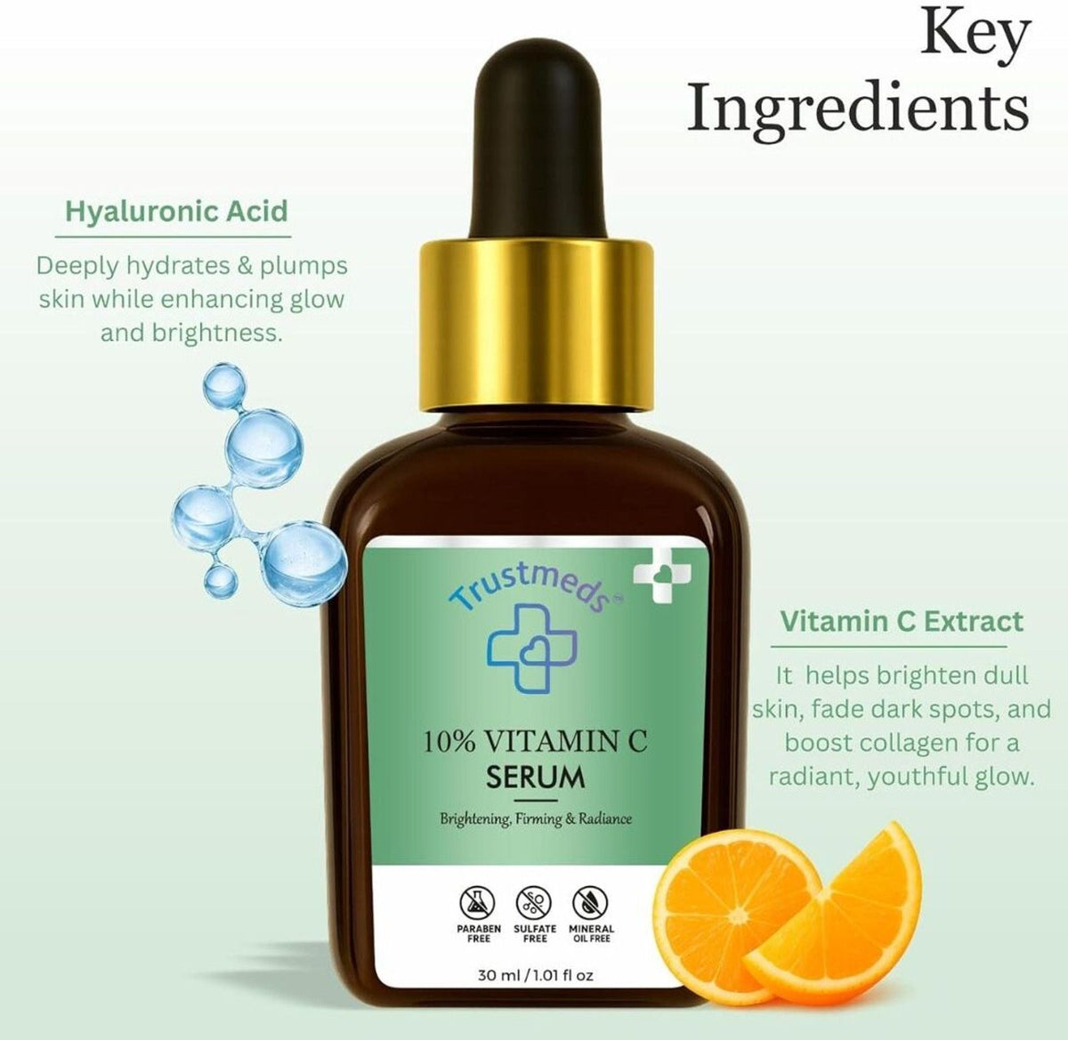 Trustmeds Vitamin C & Anti-Ageing Night Serum Combo