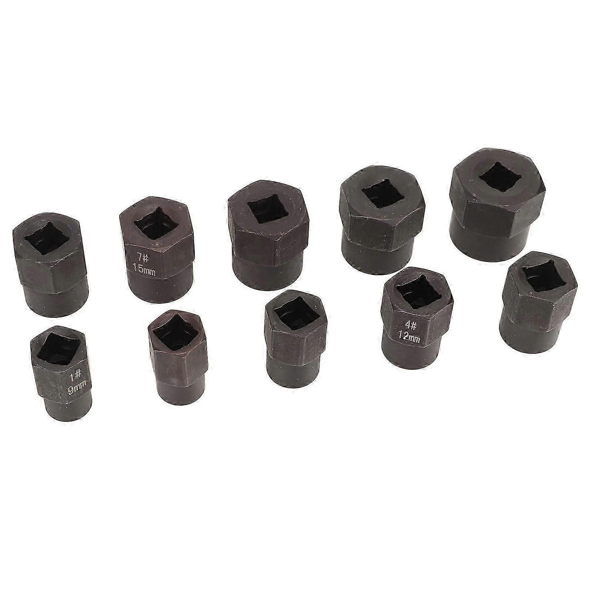 10pcs Damaged Bolt and Nut Remover Socket Extractor Set