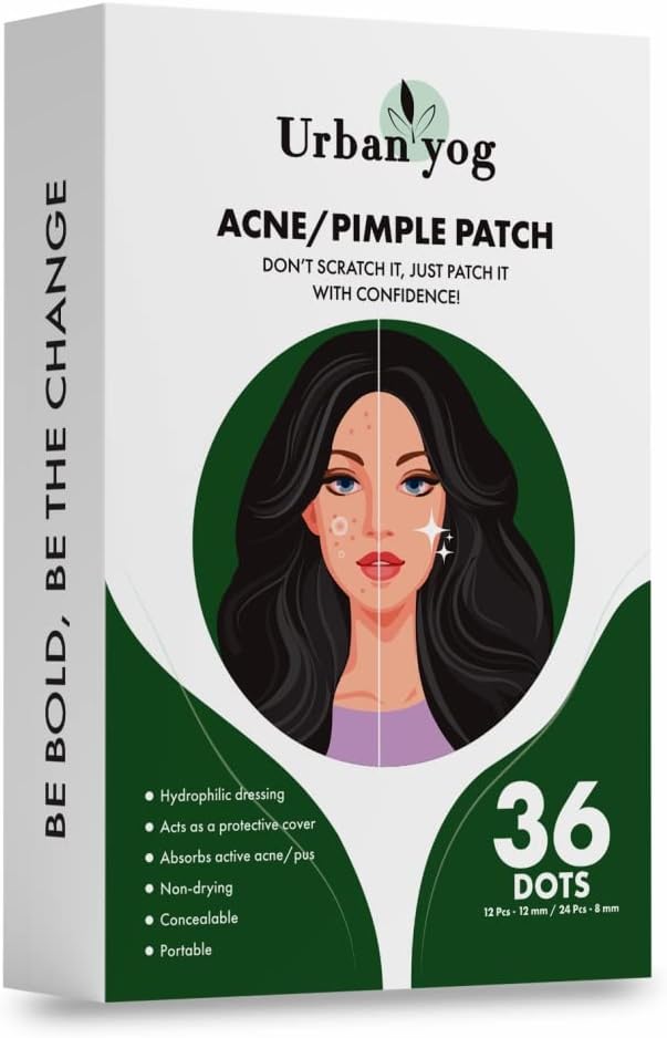 Urban Yog Acne Pimple Patch - 36 Invisible Facial Stickers