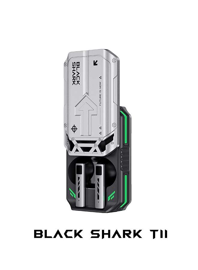 Black Shark T11 With Low Latency Mode, Bluetooth 5.3, RGB Lighting Effect, 30 Hours Battery Life and ENC Call Noise Reduction - Grey