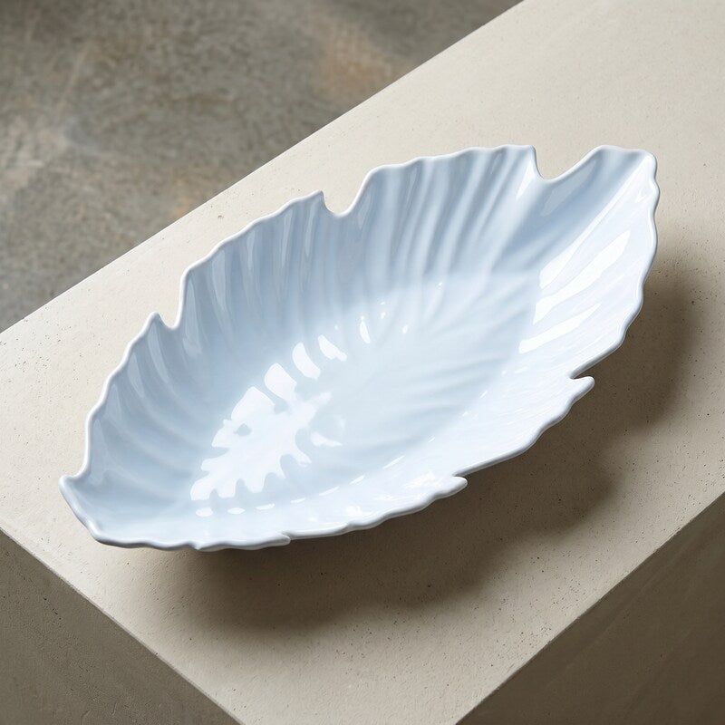 Tati deco White scalloped shell bowl