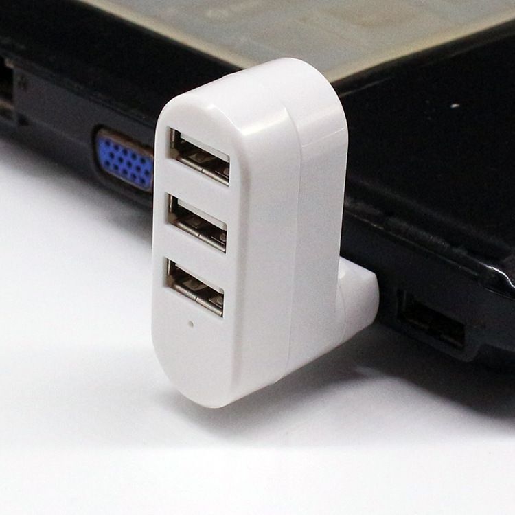 3 Port USB Hub USB 2.0 Adapter Distributor Portable High Speed Splitter