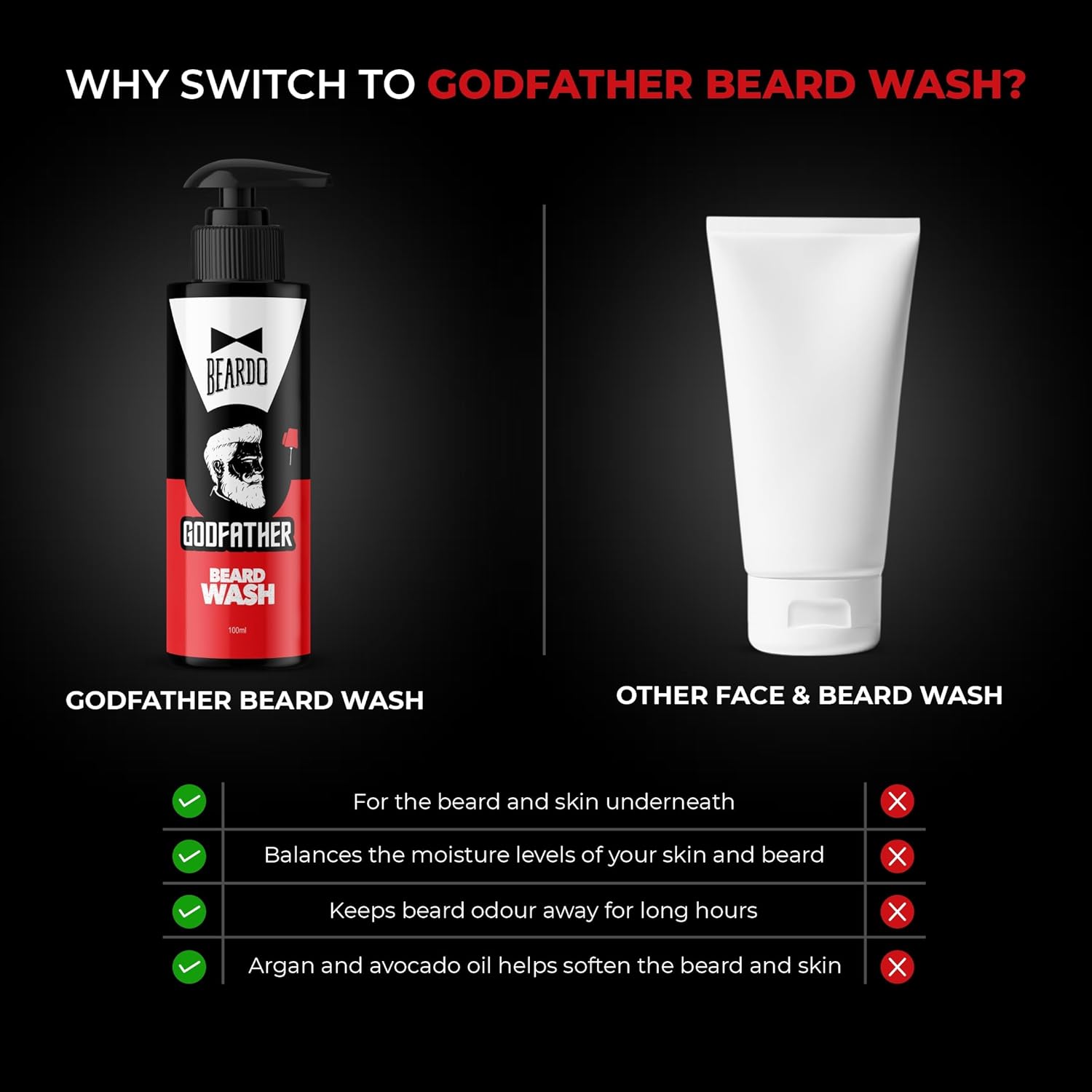 Beardo GodFather Beard Wash 100ml