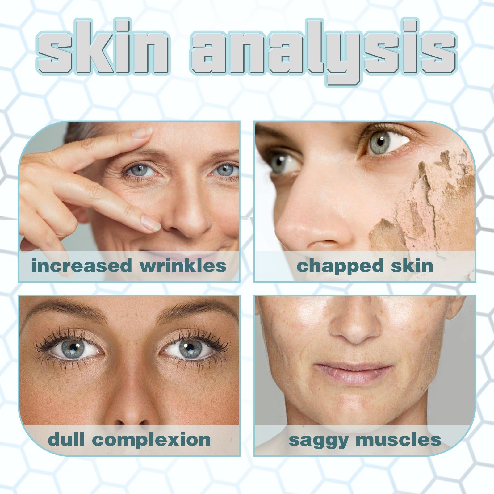 Collagen Cream, Firming Anti-Aging Moisturizer, Hydrating Skin Glow ,30g