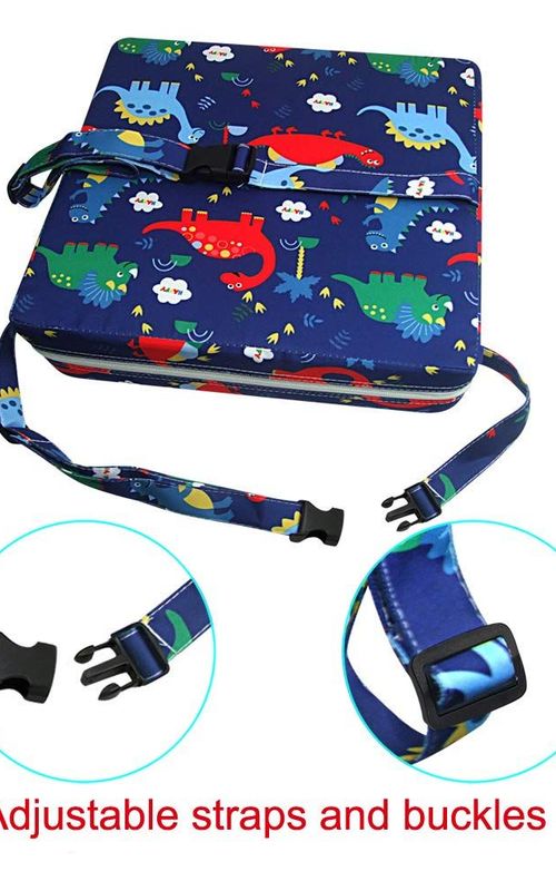 Toddler Booster Cushion Baby Chair Pad Heightening Dining Chair Cushion Cartoon Seat Mat