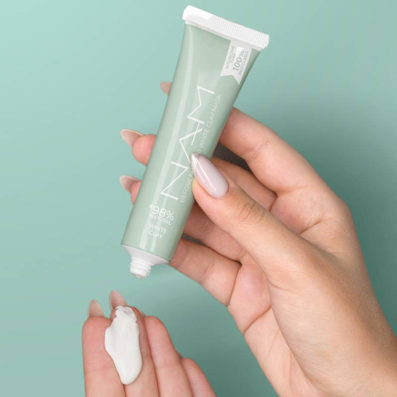 NAM Cosmetics Before Make Up white Clay Mask, 35ml