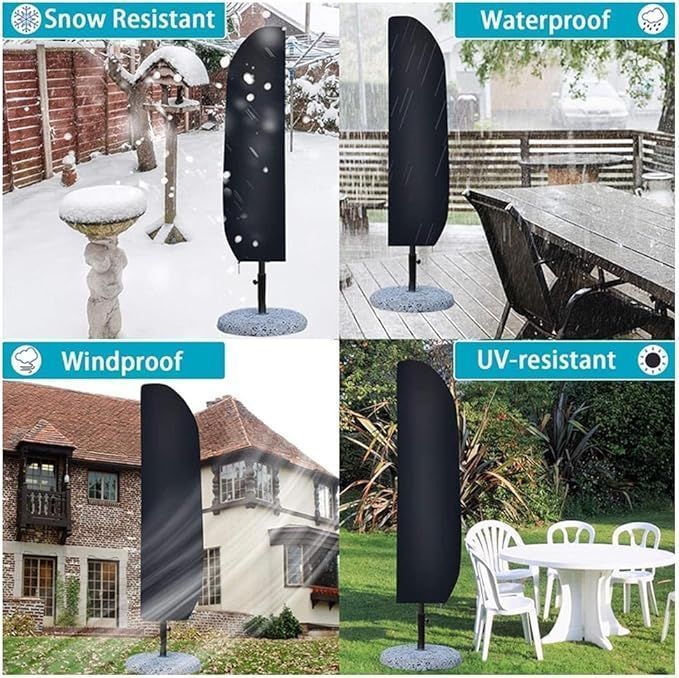 Patio Umbrella Cover Waterproof Heavy Duty Garden Umbrella Cover
