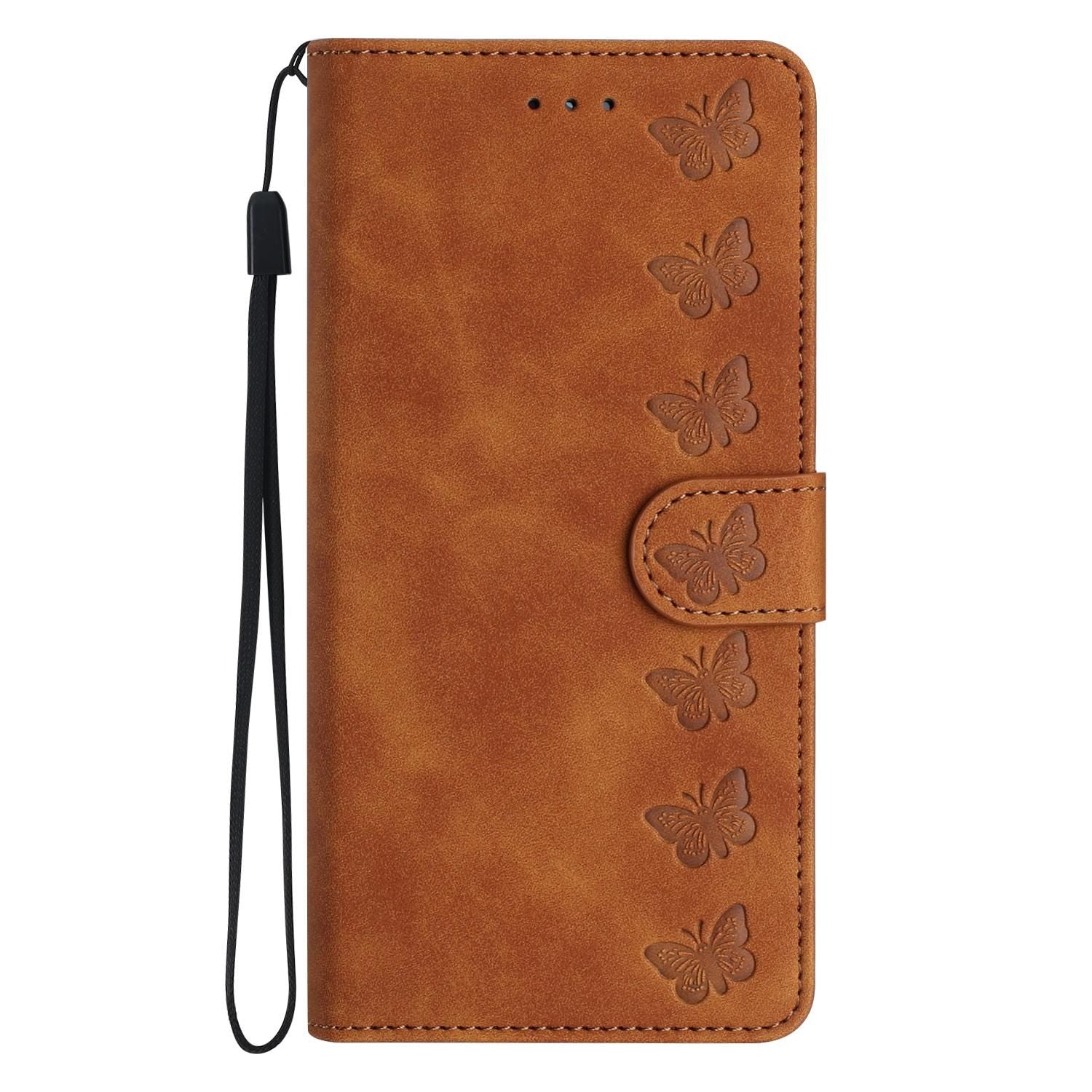 Seven Butterflies Embossed PU Case For Google Pixel 9a