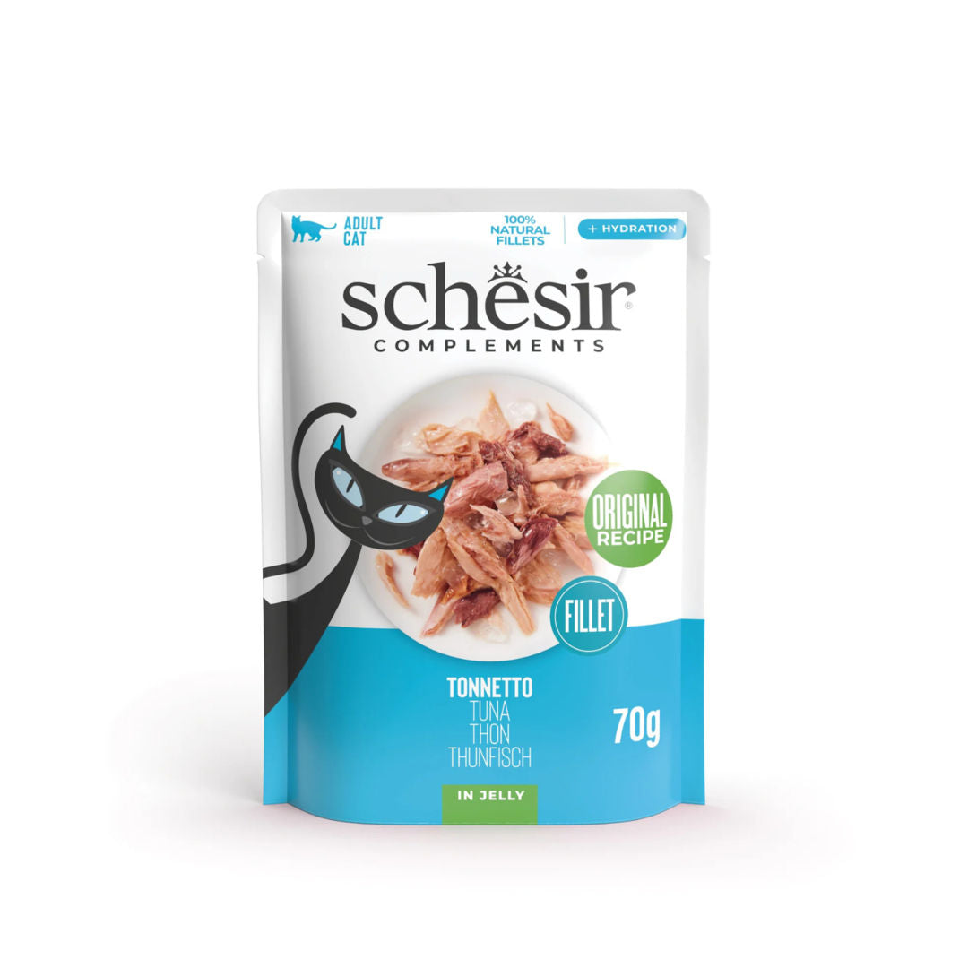 Schesir Complements Cat Wet Food in Jelly Pouch, 70g
