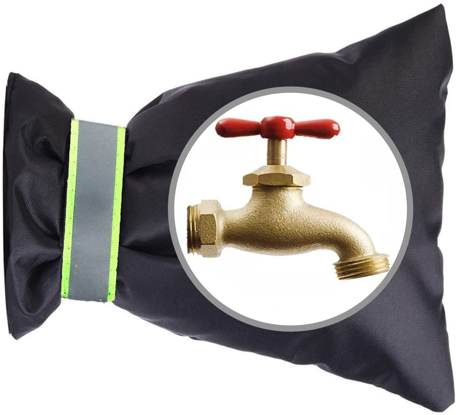 Outside Tap Covers Thickened Tap Jacket Insulated Protector With Reflective Strip