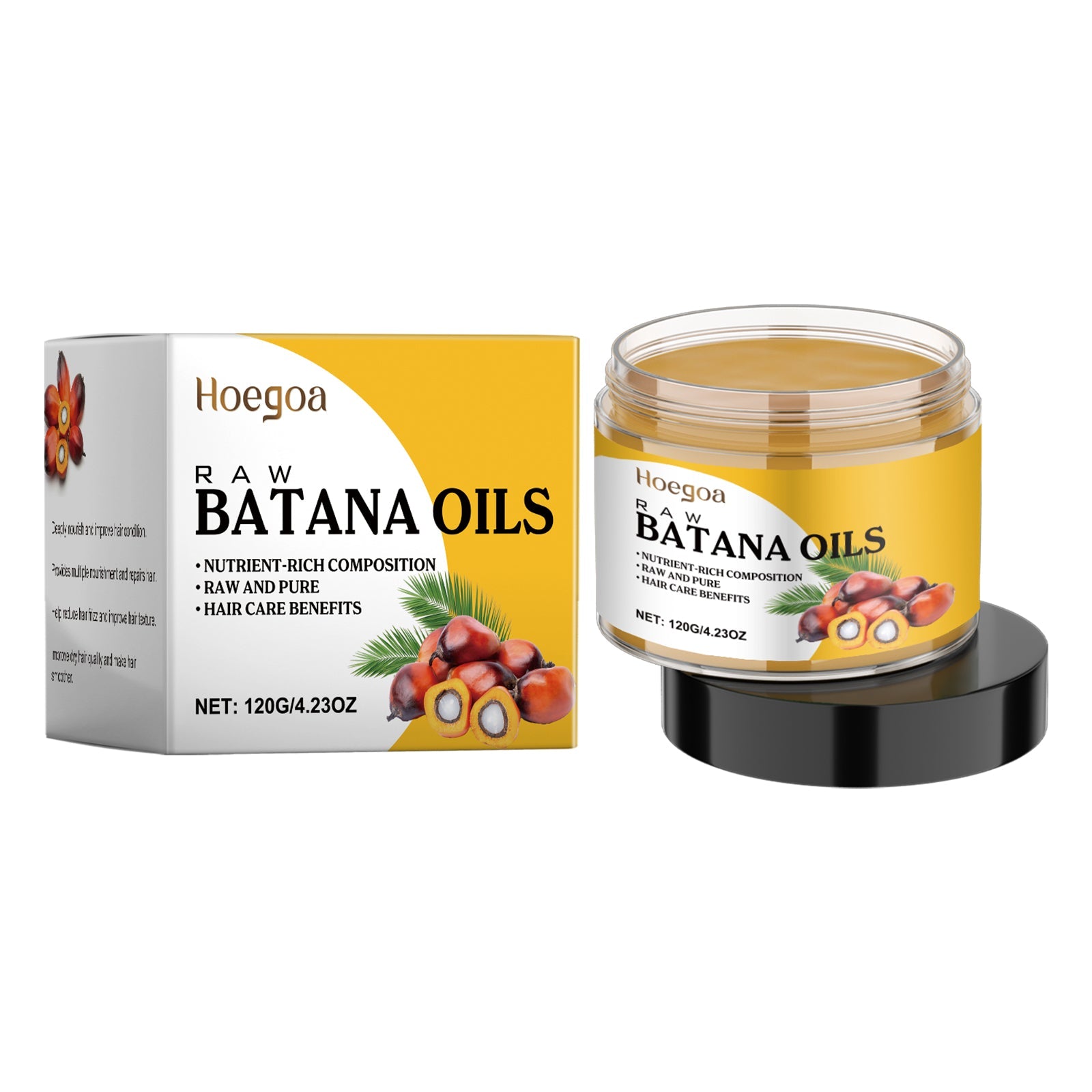 Batana Hair Care Oil, Moisturizes, Strengthens, Fluffs, Smoothes, Natural Hair Care Solution ,120g
