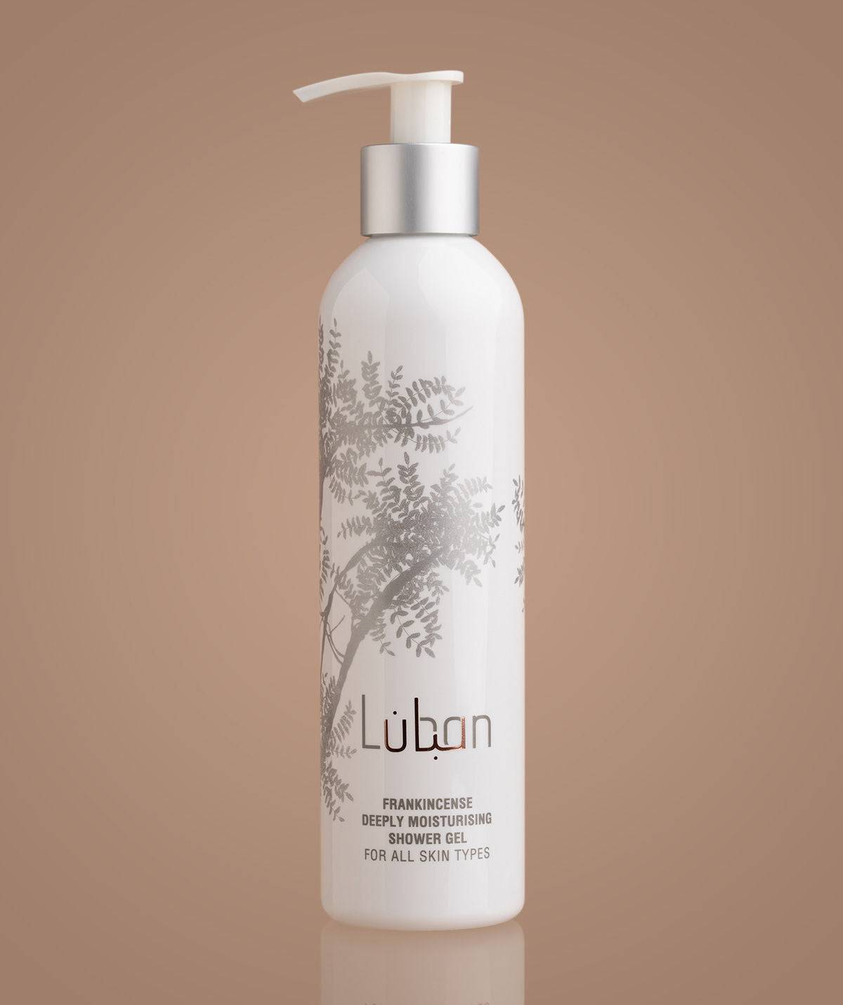 جل الاستحمام باللبان