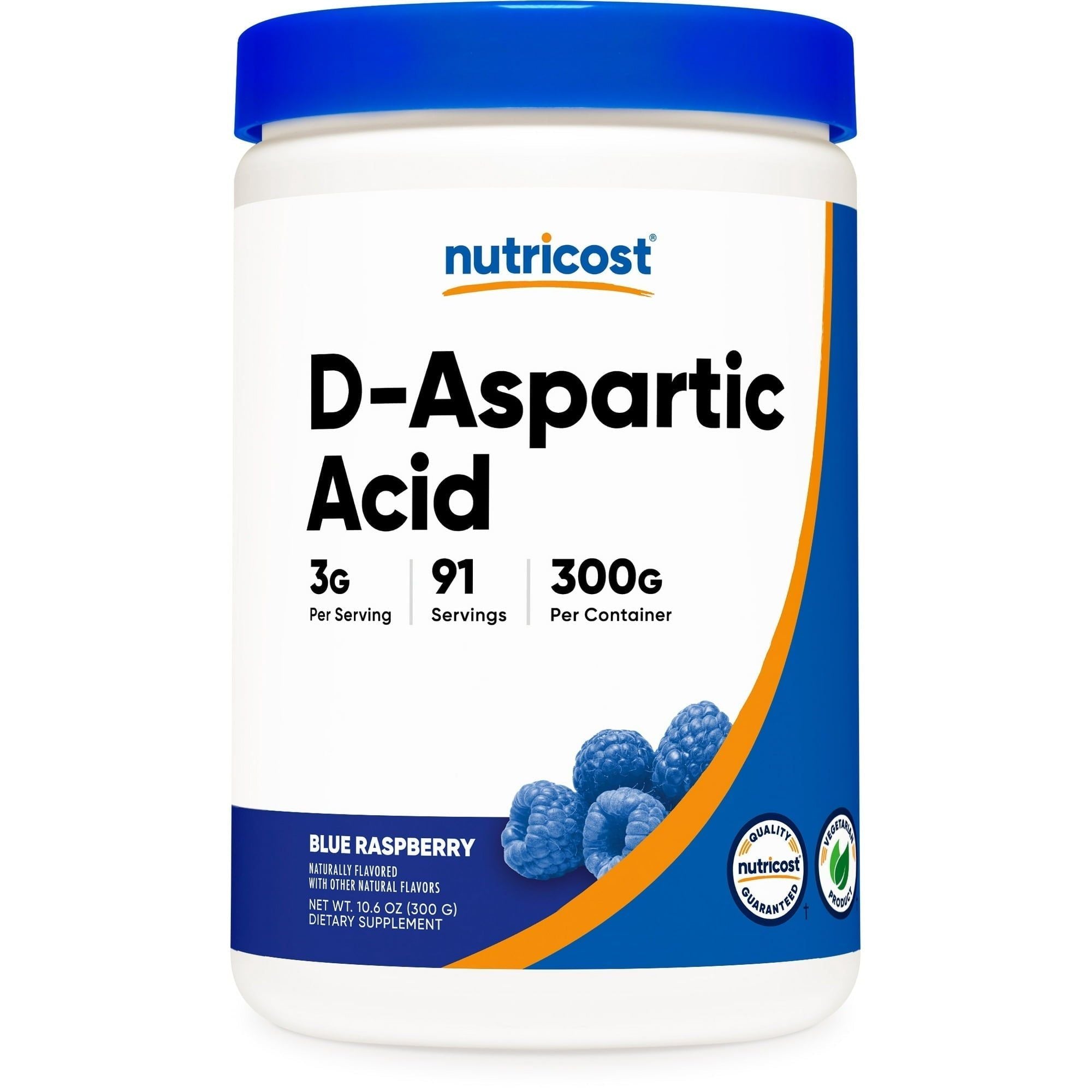 Nutricost D-Aspartic Acid (DAA) Powder 300G - Pure D Aspartic Acid