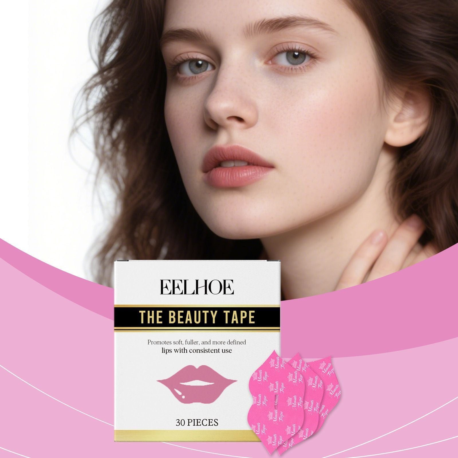 30pcs Lip Mask Patches with Hydrating and Nourishing Care