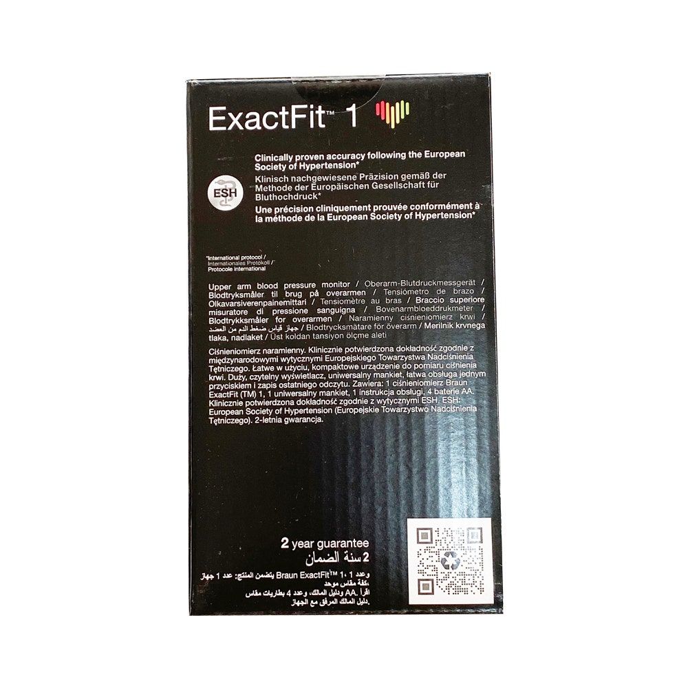 Braun Bp Monitor Exact Fit 1 Bua5000Euv1