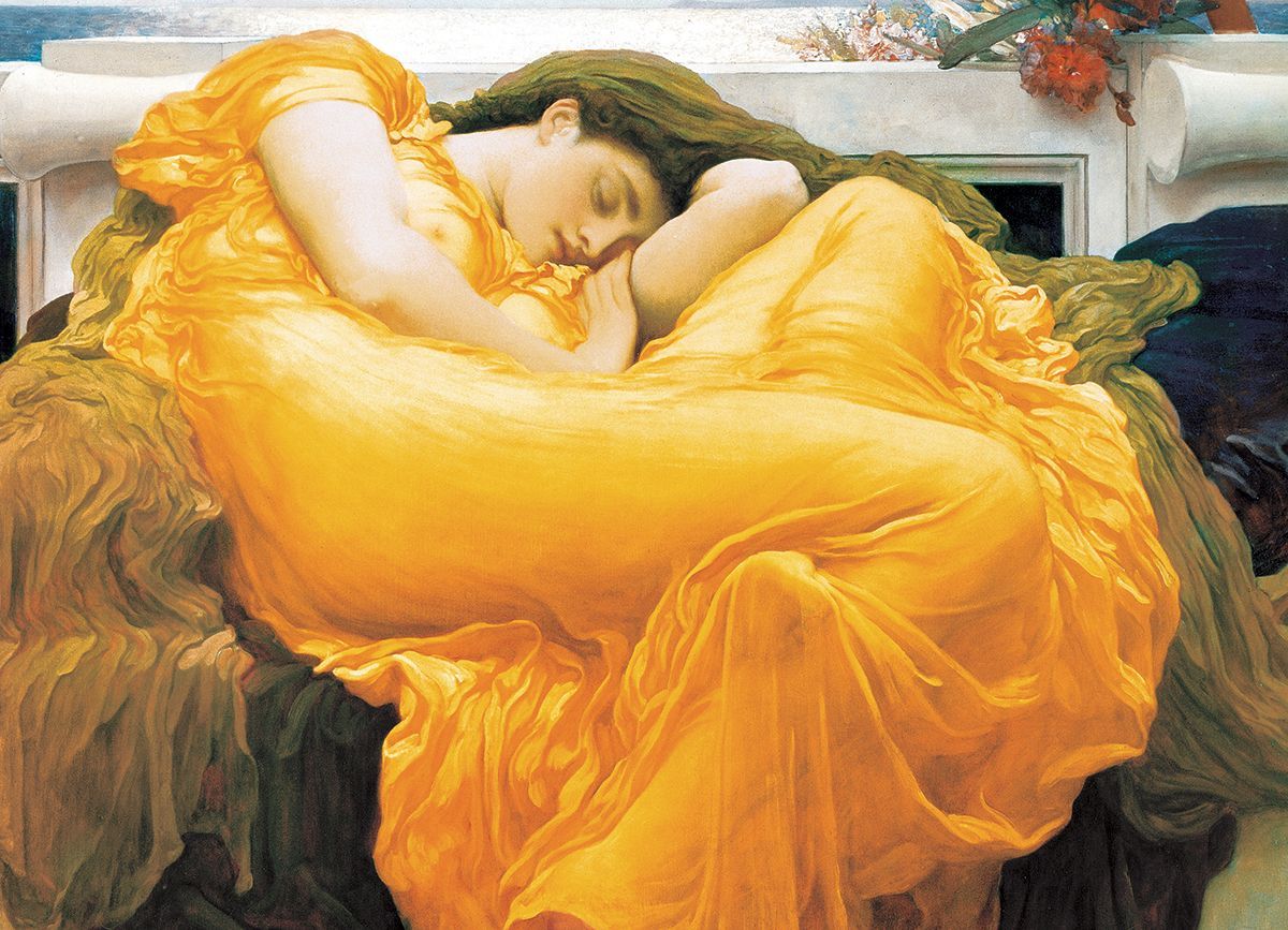 Flaming June by Frederic Lord Leighton 1000 Pieces Puzzle