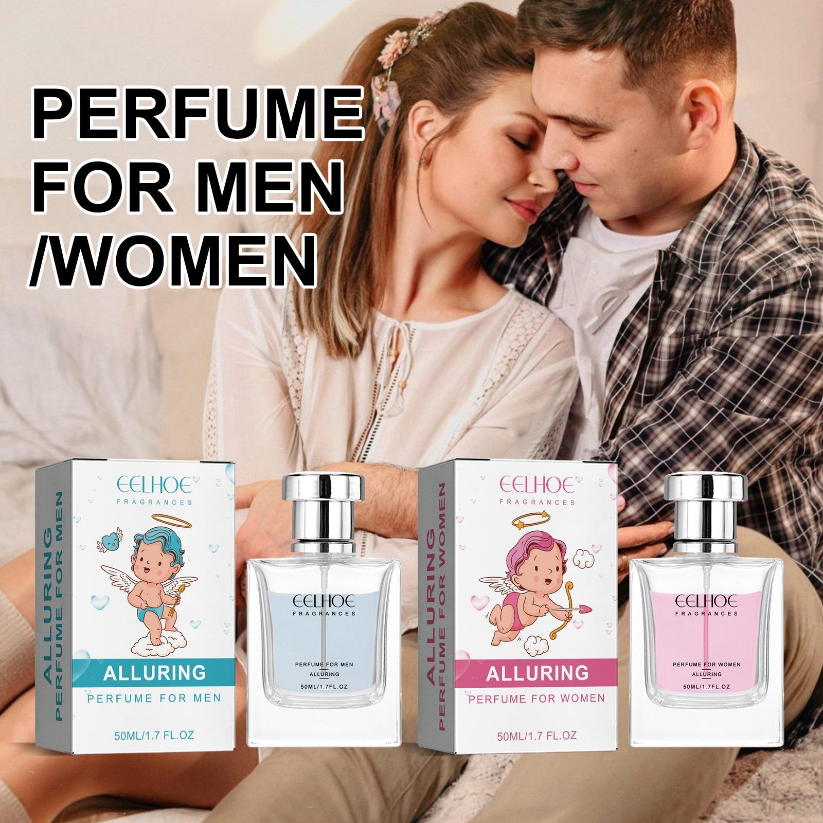 Cupid Women's Perfume, Long-Lasting Fragrance, Fresh, Natural, Charm Boost ,50ml