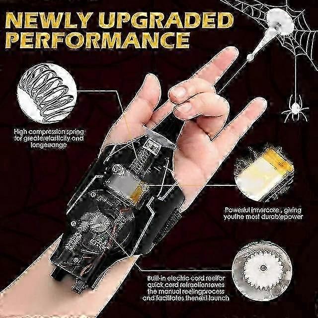 Web Shooters Spider Silk Launcher For Kids – Usb Charging Rope Toy