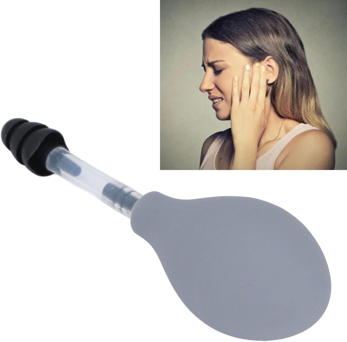 Ear Pain Relief Tool Natural Ear Pressure Relief Device Inner Ear Pressure Stimulation