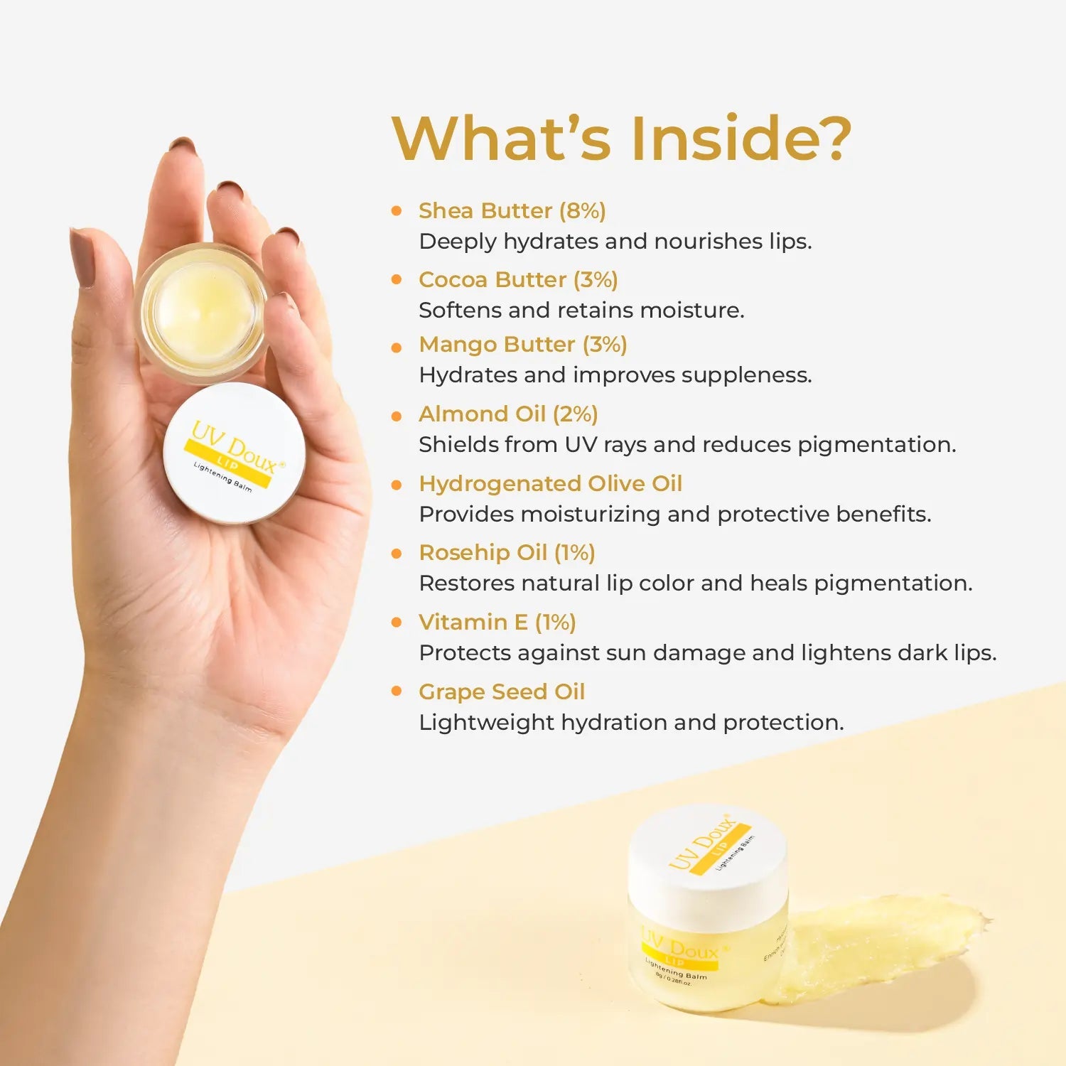 Brinton UV DOUX LIP LIGHTENING BALM 8g