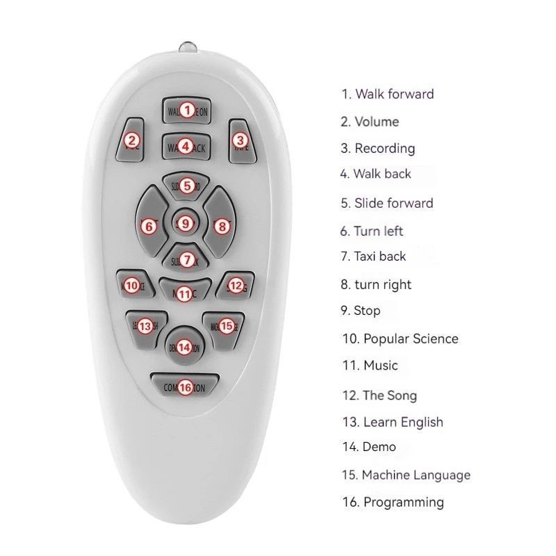 RC Robot Toy Voice Control Music Recording Toys Birthday Gifts for Age 3-9 Year Old Boys Girls