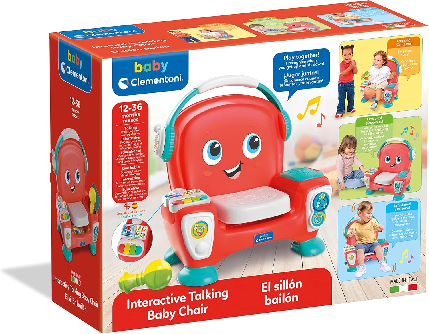 Baby Clementoni Interactive Talking Music Chair