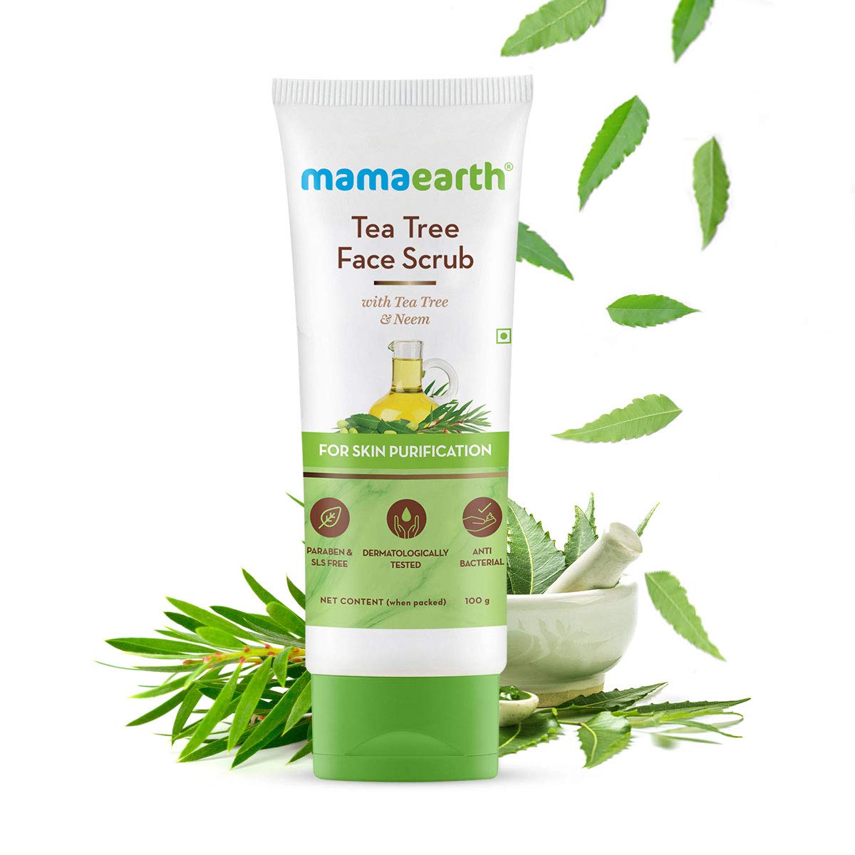 Mamaearth-Tea Tree Face Scrub,100G