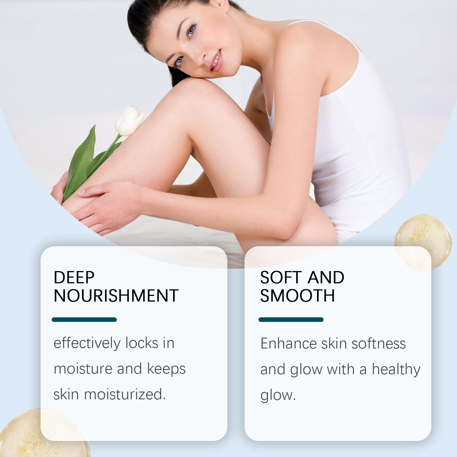 Body Care Oil, Deep Moisturizer for Soft, Smooth Skin, Hydrating, Natural Glow ,30ml