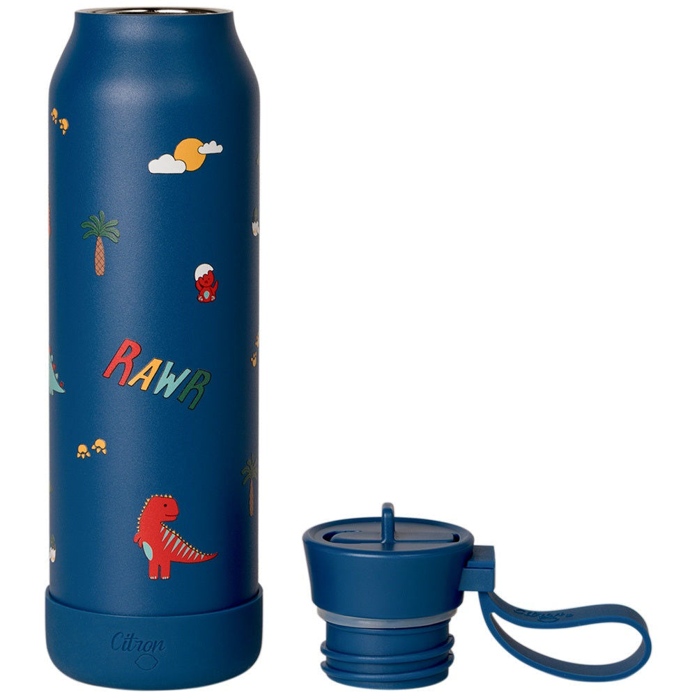 Citron Stainless Steel Water Bottle 500ml - Dino