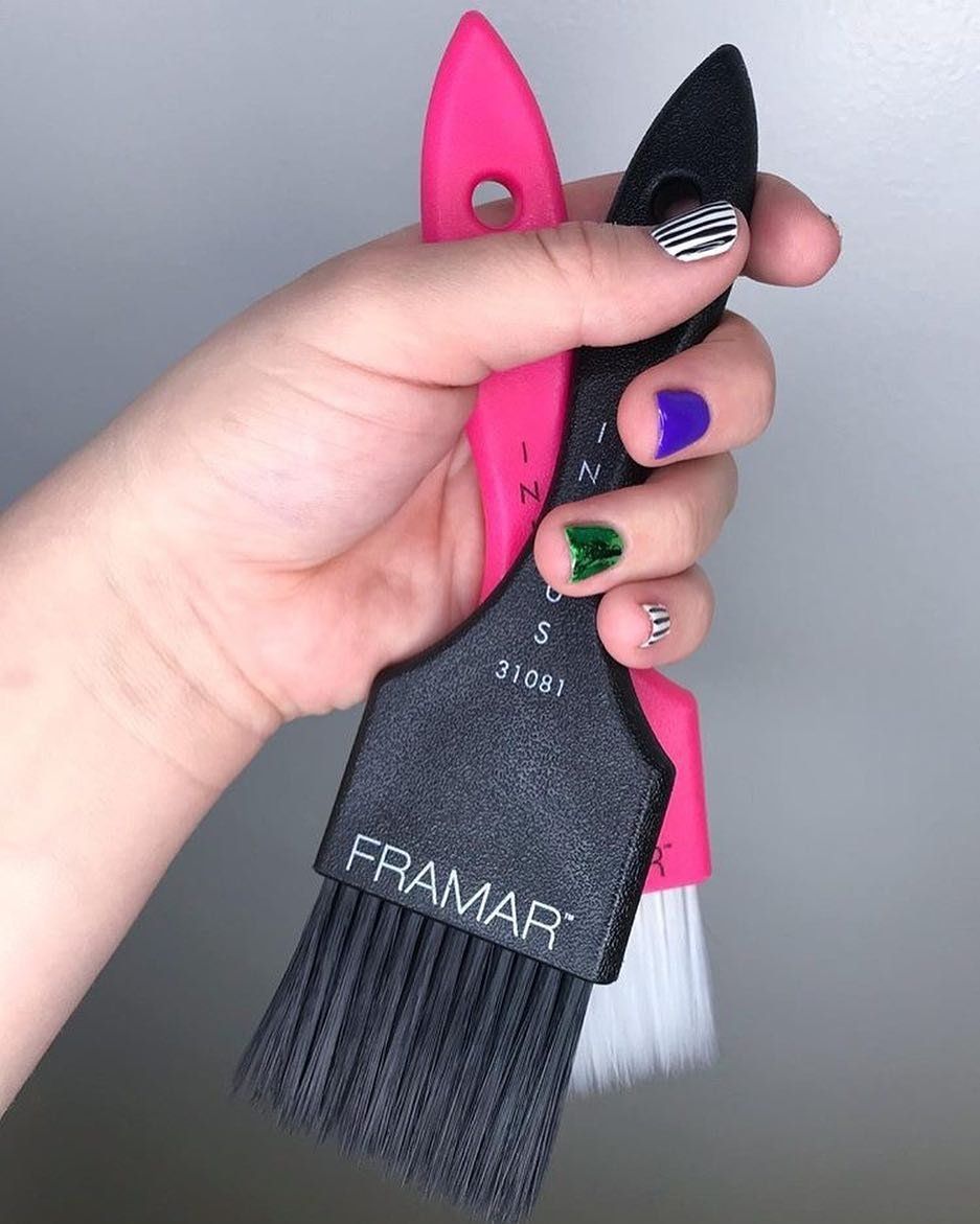 Framar Power Painter, Extra Wide Hair Coloring Brush, Pack of 2