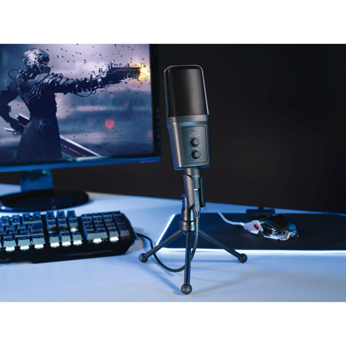 HAMA 113793 uRage "uRage MIC xStr3am Revolution" Gaming Microphone