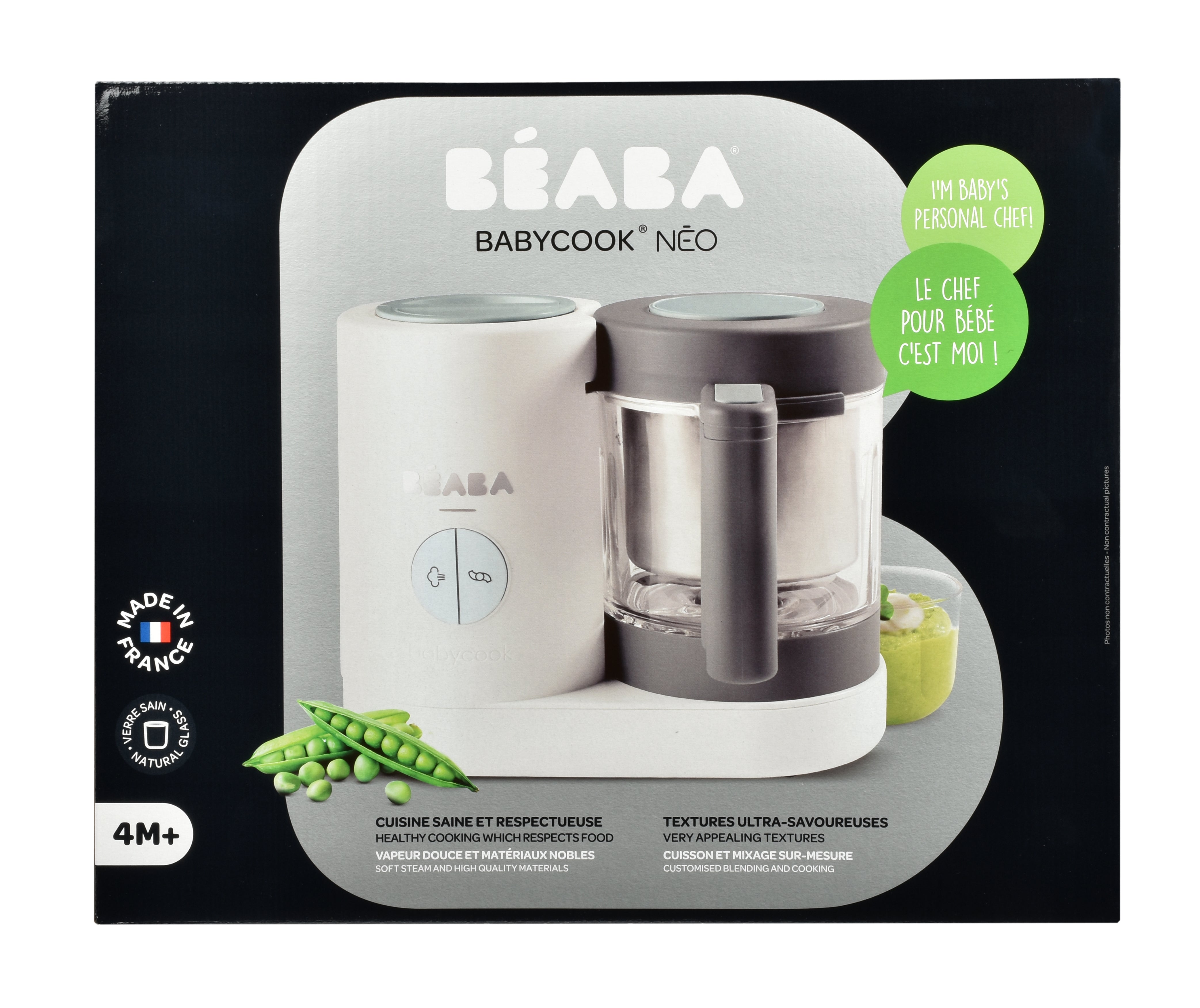 Béaba Babycook Neo 6-in-1 Baby Food Maker – Grey/White