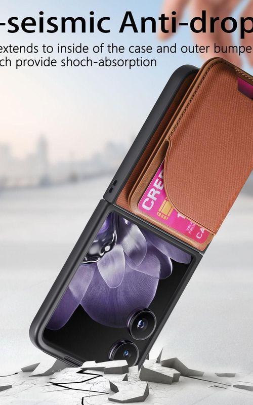Twill Fabric Leather Skin Phone Case For Xiaomi Mix Flip