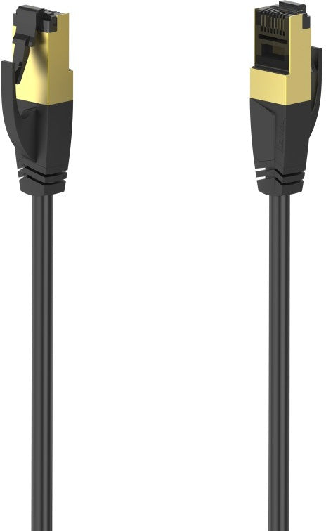 HAMA 200692 Network Cable, CAT 8, 40 Gbit/s, S/FTP Shielded, Halogen-free