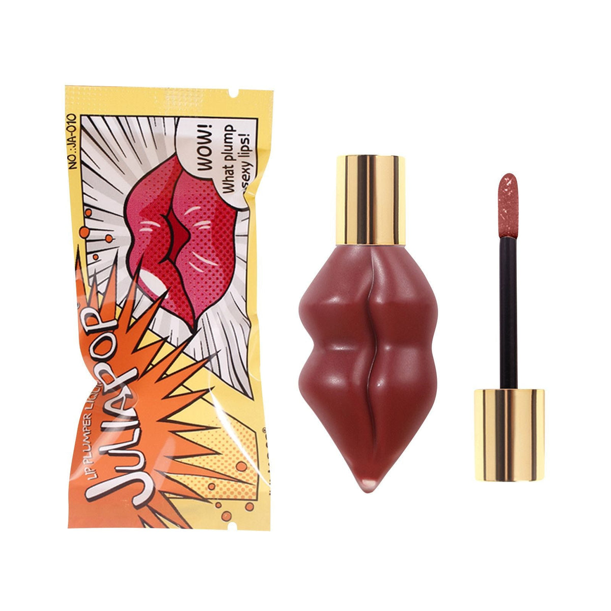 Lip Gloss Ginger Mint Lip Plumping Liquid Lip Color Moisturizing Lip Enhancer Lip Balm