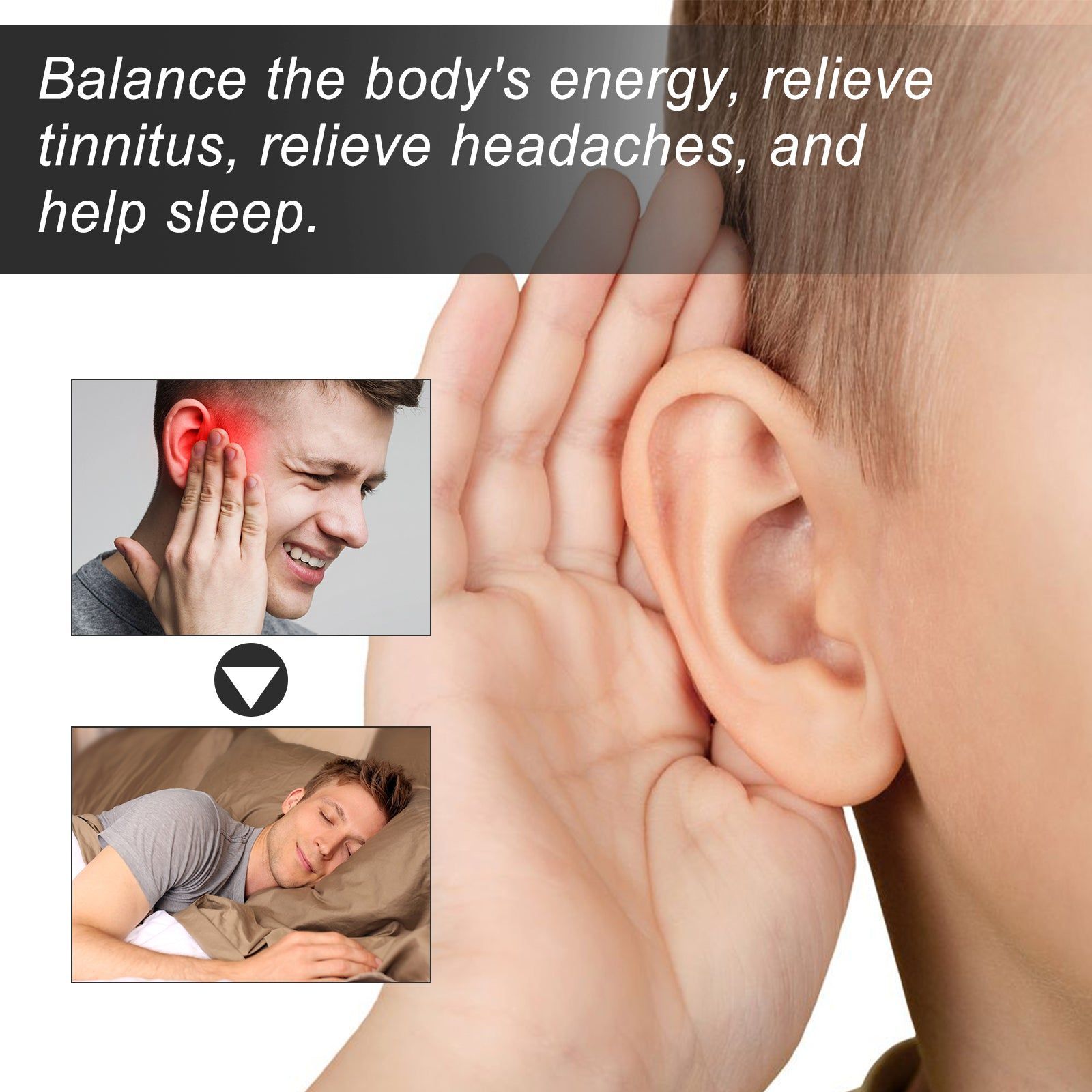 Black Truffle Ear Care Patches for Tinnitus Relief, Earwax Clean & Inner Ear Comfort ,7pcs