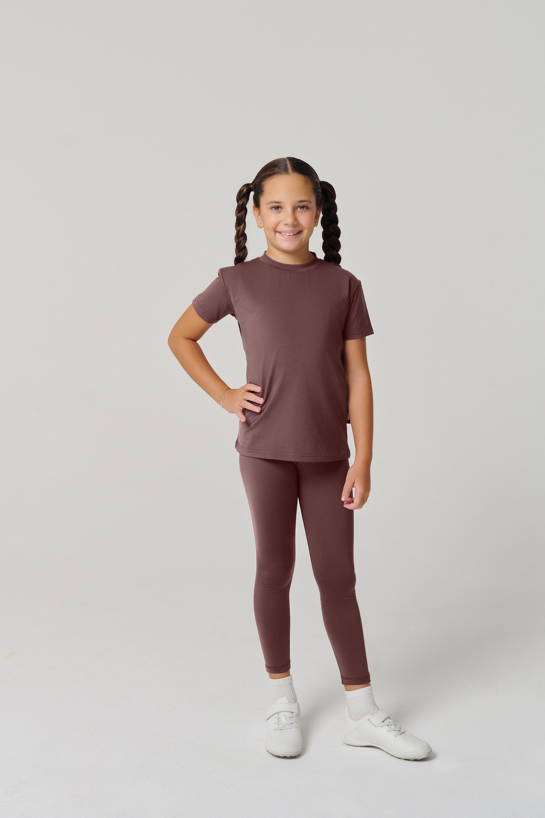 تي شيرت MULU Classic للأطفال (للجنسين) - بني