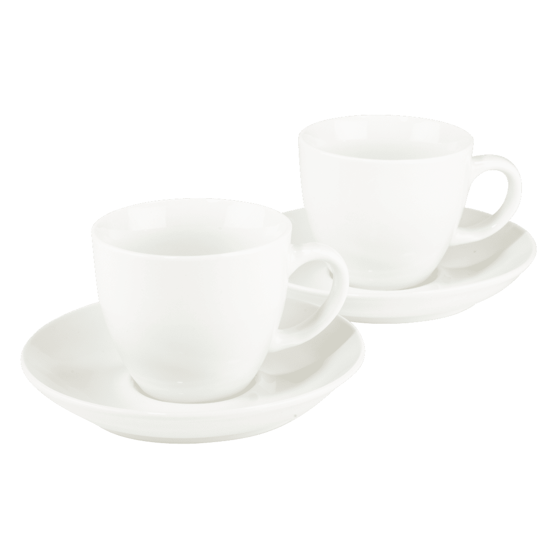 XAVAX 111212 "Vacant" Coffee Cup Set, 4 Pcs., white