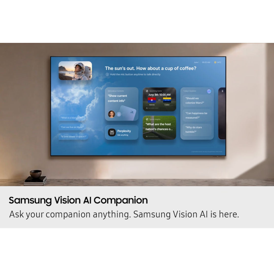 Samsung 100" Micro RGB R85H 4K Vision AI Smart TV 2026, MRA100R85HUXZN