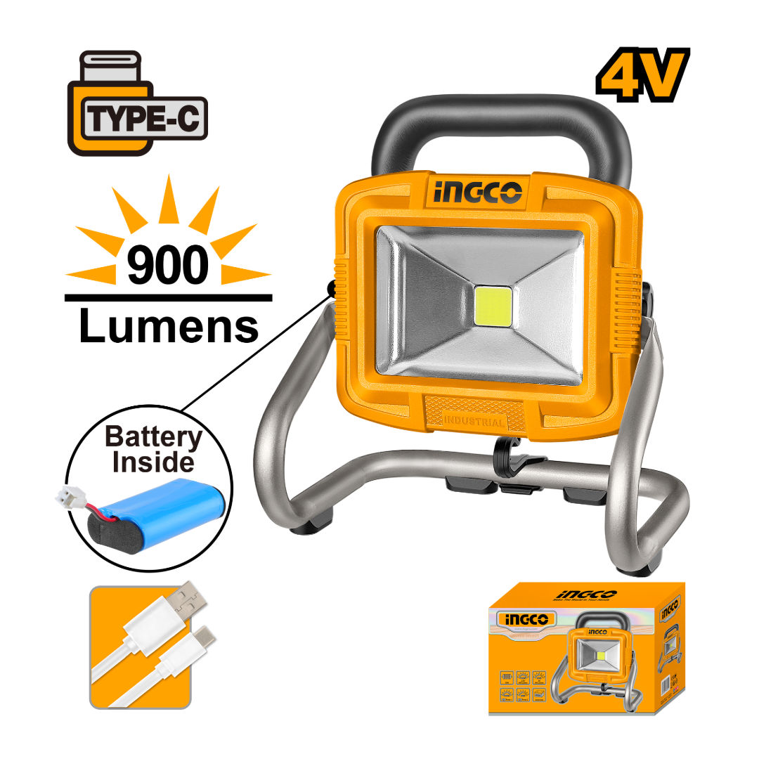 INGCO Cordless Portable Lamp, 3.6V