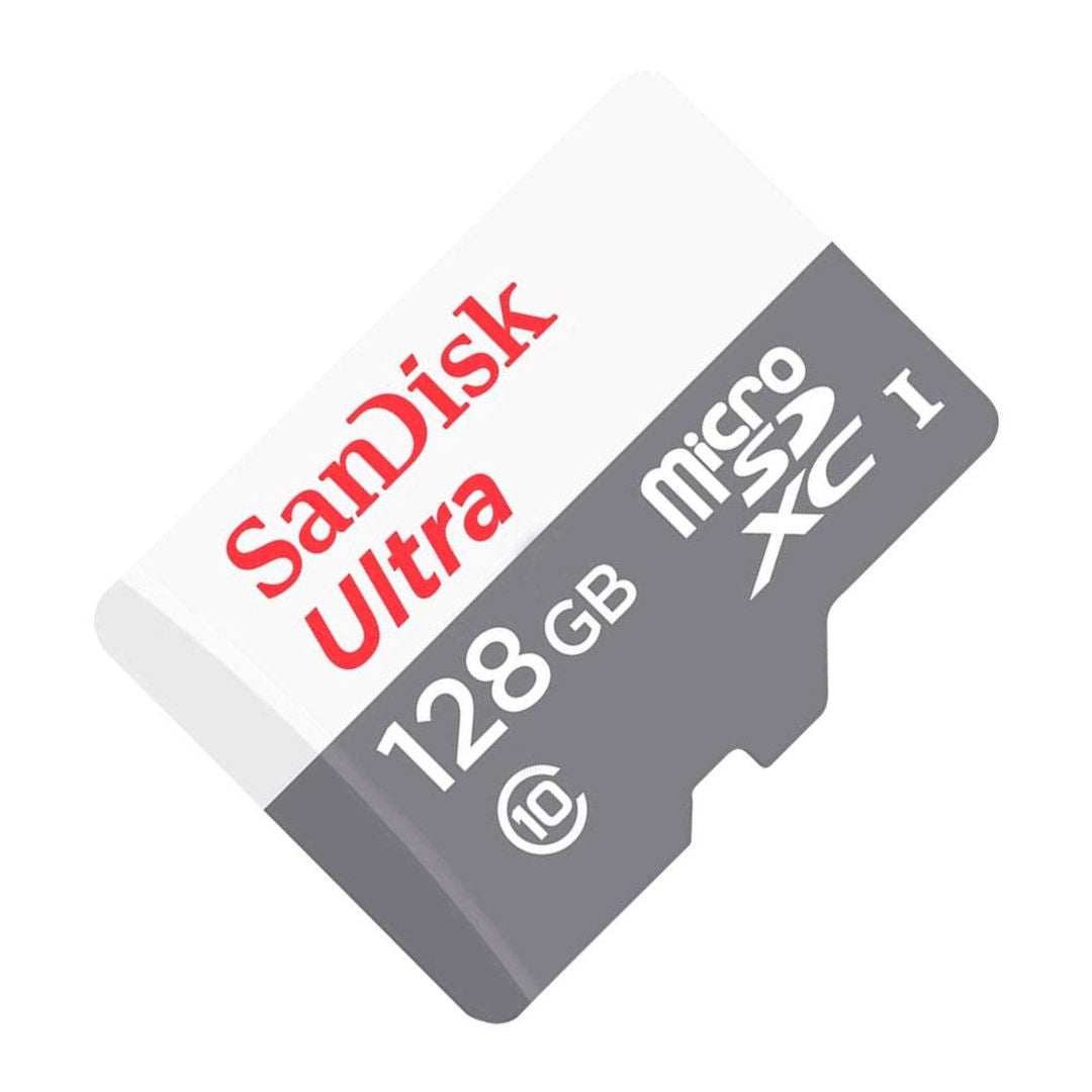SanDisk Ultra 128GB microSDXC UHS-I Memory Card, Up to 100MB/s Read, Class 10, SDSQUNR-128G-GN6MN