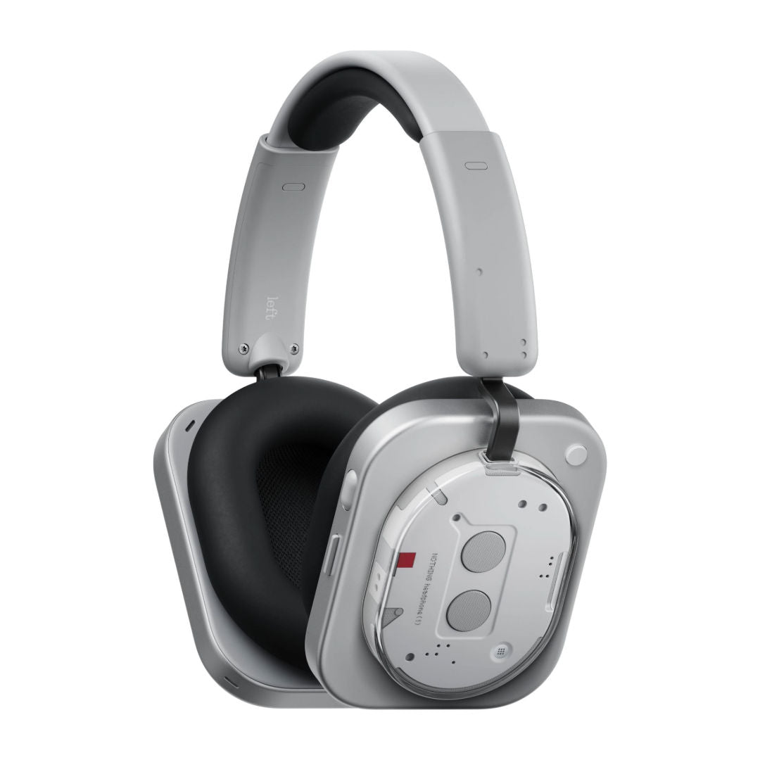 سماعة Nothing Headphone (1) سماعة لاسلكية توضع فوق الأذن مزودة بتقنية ANC التكيفية وصوت من KEF وبطارية تدوم حتى 80 ساعة
