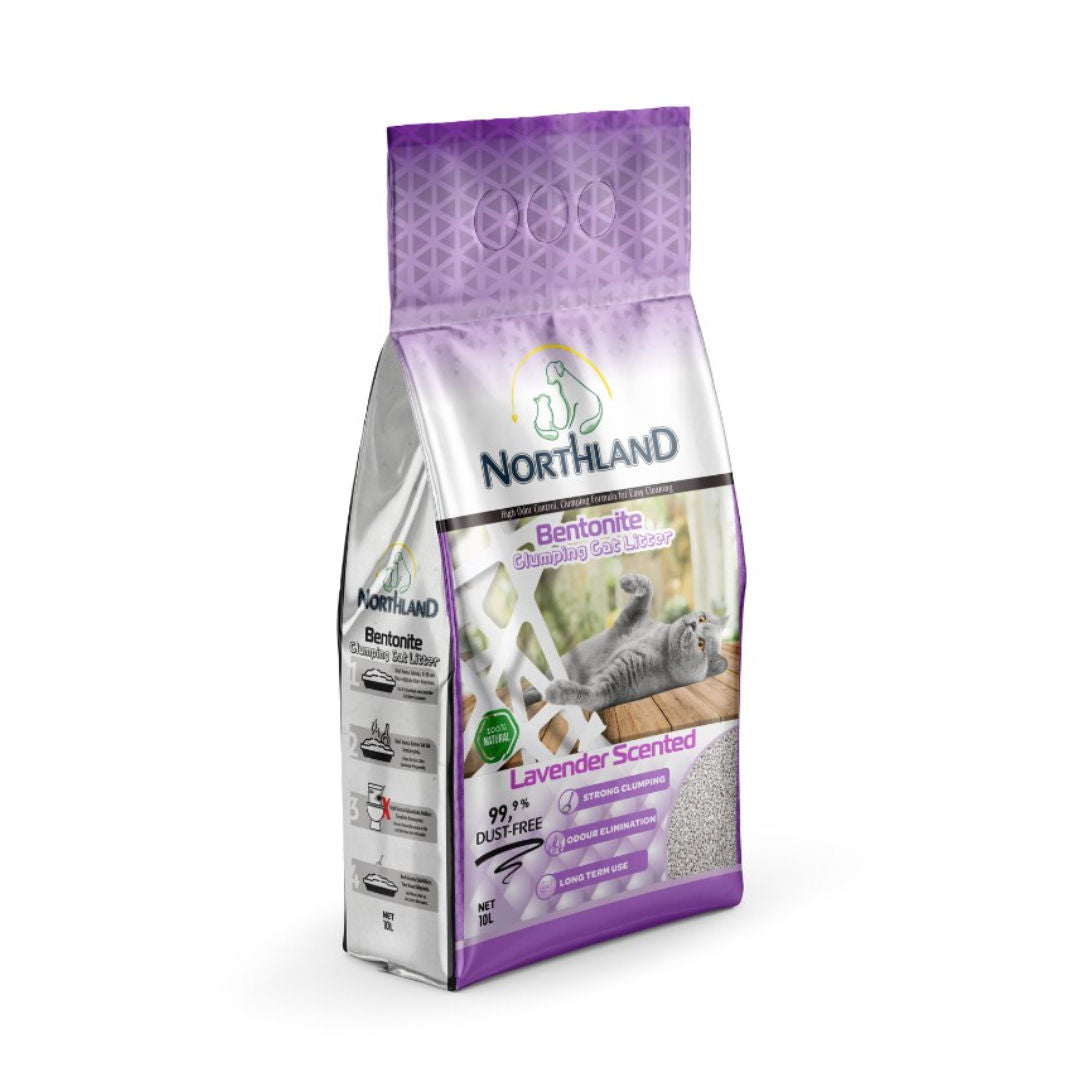 Northland Bentonite Clumping Cat Litter, Volume 10L