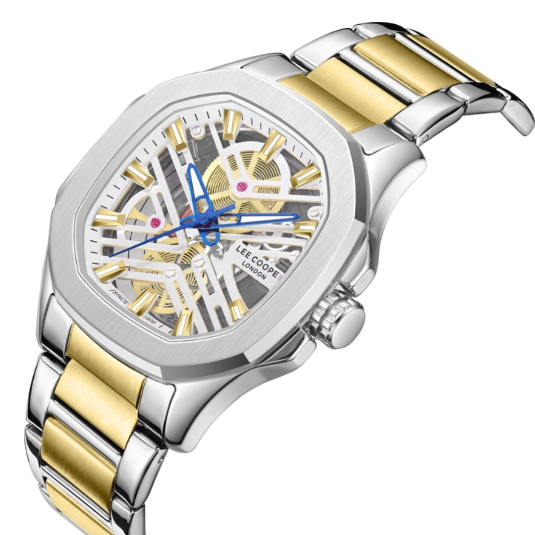Lee Cooper Men's Analog Silver Dial Watch, LC08246.230