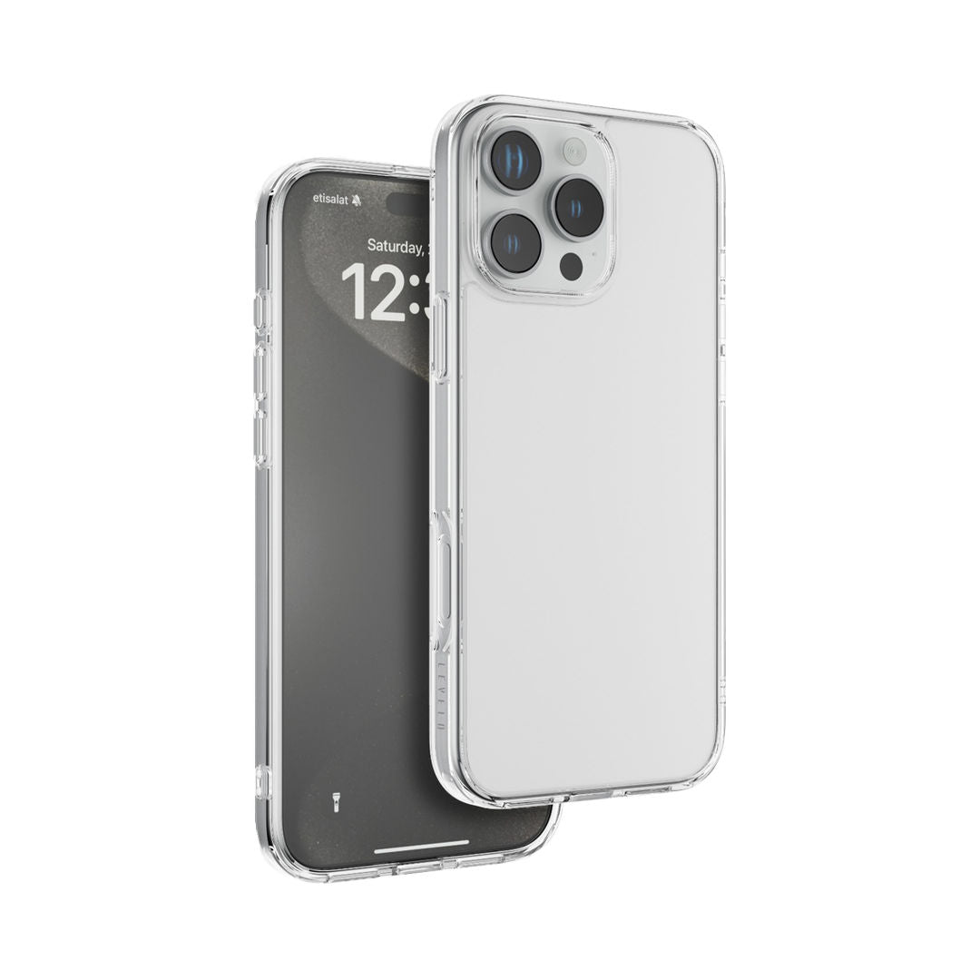 Levelo Clara Clear Case For iPhone 16 Series, Clear