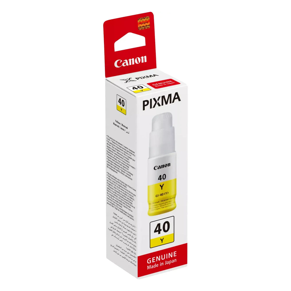 Canon Pixma GI-40Y Genuine Yellow Ink Bottle